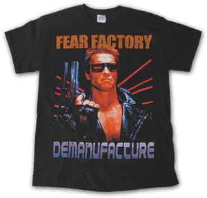 Terminator Tee - Fear Factory Terminator Merch, HD Png Download PNG image with transparent background