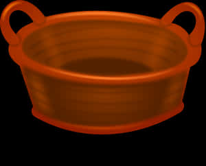 Terracotta_ Pot_ Illustration PNG image with transparent background