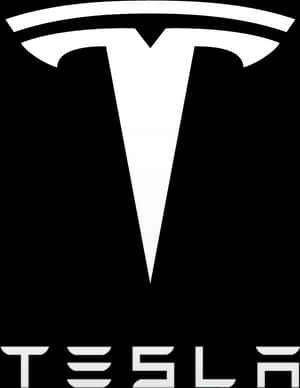 Tesla Logo Blackand White PNG