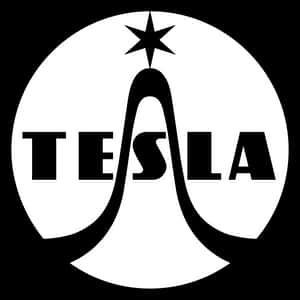 Tesla Logo Blackand White PNG