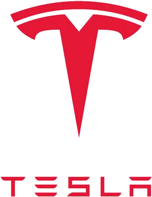 Tesla Logo Redand Black PNG Image