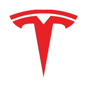 Tesla Logo Redon White PNG Image