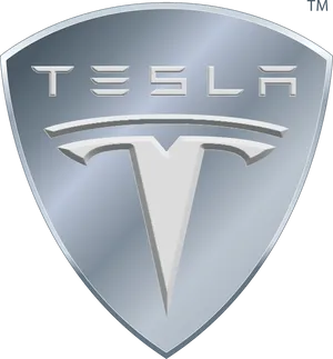 Tesla Logo Shield PNG Image