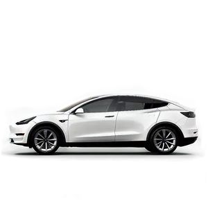 Tesla Model Y On Highway Png Epk PNG Image