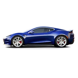 Tesla Roadster In Rainy Weather Png Cxg68 PNG Image