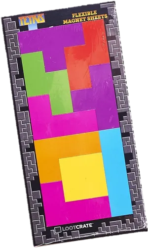 Tetris Magnet Sheets Packaging PNG Image