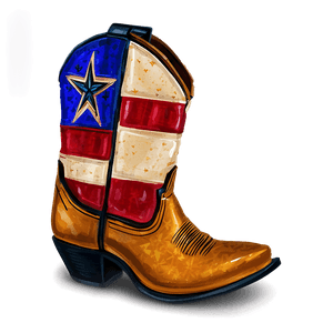 Texas Cowboy Boot PNG rau PNG image with transparent background