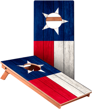 Texas Flag Junior Cornhole Boards Bag Toss Game Set - Table, HD Png Download PNG image with transparent background