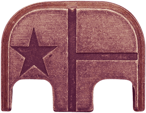 Texas Flag Copper Rugged Finish Back Plate, HD Png Download PNG image with transparent background