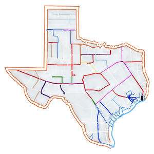 Texas Outline Map PNG hvv51 PNG