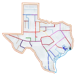 Texas Outline Map Png Hvv51 PNG Image