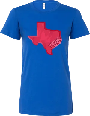 Texas Outline T Shirt Design PNG Image