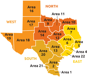 Texas Map - Special Olympics Texas Map, HD Png Download PNG