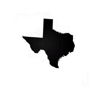 Texas Shape Silhouette PNG txb PNG