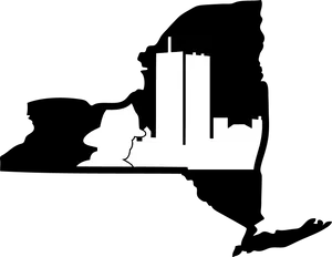 Texas Silhouette Skyline PNG Image