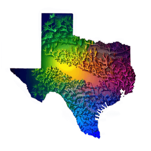Texas State Contour PNG 05252024 PNG