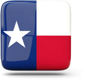 Texas State Flag Icon PNG Image