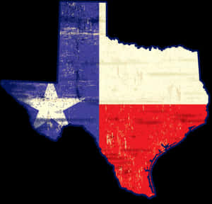 Texas State Flag Map PNG image with transparent background