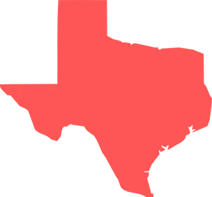 Texas State Outline Silhouette PNG Image