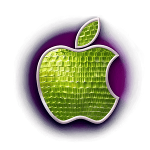 Textured Apple Logo PNG 05232024 PNG with transparent background