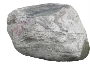 Textured Boulder Isolatedon Black PNG Image