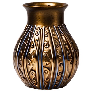 Textured Bronze Vase PNG npg60 PNG with transparent background