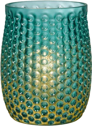 Textured Glass Vase Aquatic Inspiration.jpg PNG Image