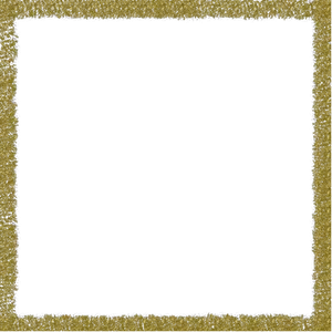 Textured Golden Border Frame PNG Image