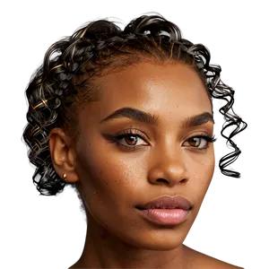 Textured Hair Edges Png Tgj PNG Image