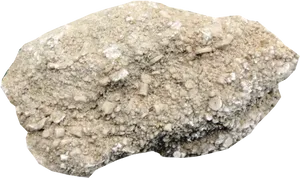 Textured Sedimentary Rock Sample PNG Image