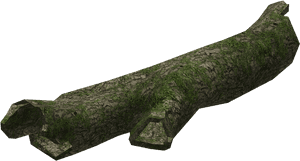 Textured Tree Log3 D Model PNG with transparent background