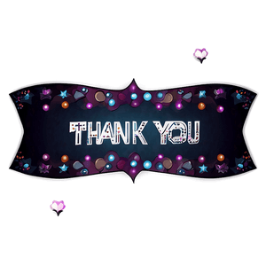 Thank You Banner Art PNG 06112024 PNG image with transparent background