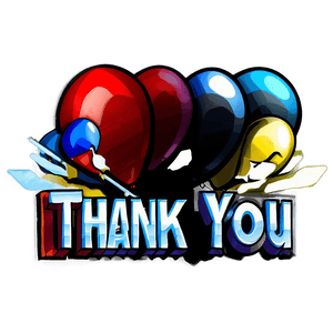 Thank You Banner Art PNG fni42 PNG image with transparent background