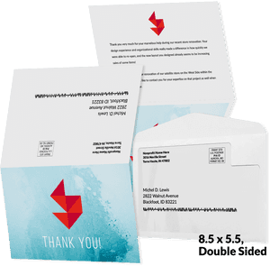 Thank You Mail Mockup Design PNG