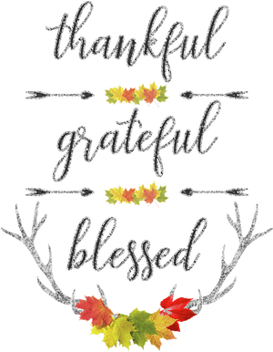 Thanksgiving Thankful Grateful Blessed, HD Png Download PNG image with transparent background