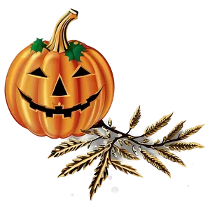 Thanksgiving Pumpkin Clipart Png Nwe47 PNG Image