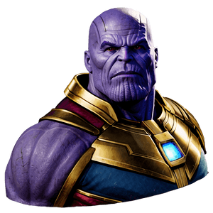 Thanos Character Art PNG 4 PNG image with transparent background