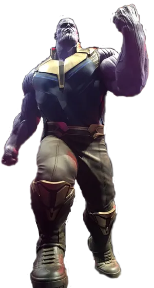 Thanos Dominant Stance PNG Image