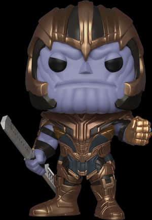 Funko Pop Avengers Endgame Thanos, HD Png Download PNG image with transparent background