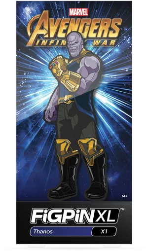 Thanos Infinity War Figpin X L PNG Image