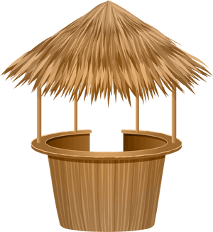 Royalty Free Thatched Roof Clip Art, Vector Images, HD Png Download PNG image with transparent background