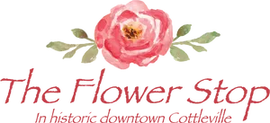 The_ Flower_ Stop_ Signage PNG Image