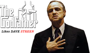 The Godfather Classic Pose PNG Image