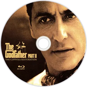 The Godfather Part I I Bluray Disc Cover PNG Image