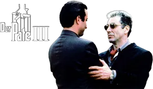 The Godfather Part I I I Intense Confrontation PNG Image