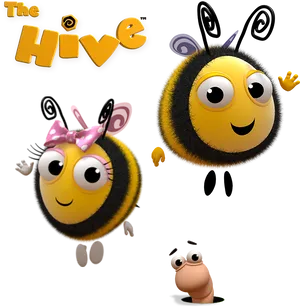 The Hive Cartoon Characters PNG Image