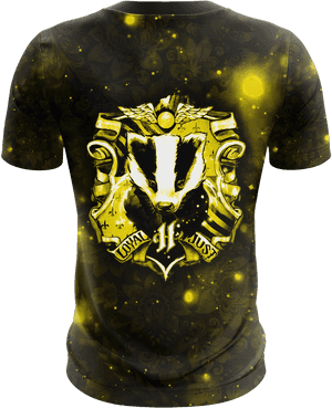 The Hufflepuff Badger Harry Potter Unisex 3d T-shirt - Hufflepuff Tank Top, HD Png Download PNG image with transparent background