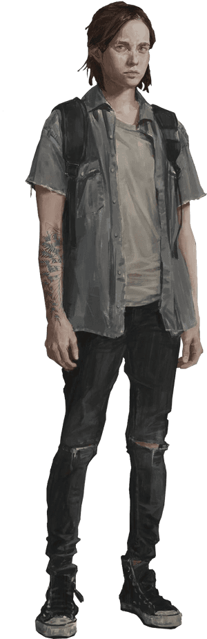 The Last Of Us Png Hd Quality - Ellie The Last Of Us Png, Transparent Png PNG image with transparent background