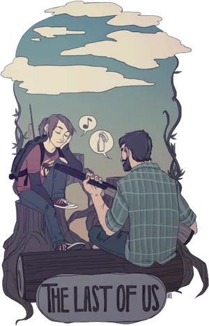 The Lastof Us Moment Illustration PNG Image