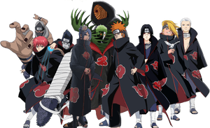 The New Akatsuki Png New Akatsuki - Naruto Shippuden Personagens Akatsuki PNG image with transparent background